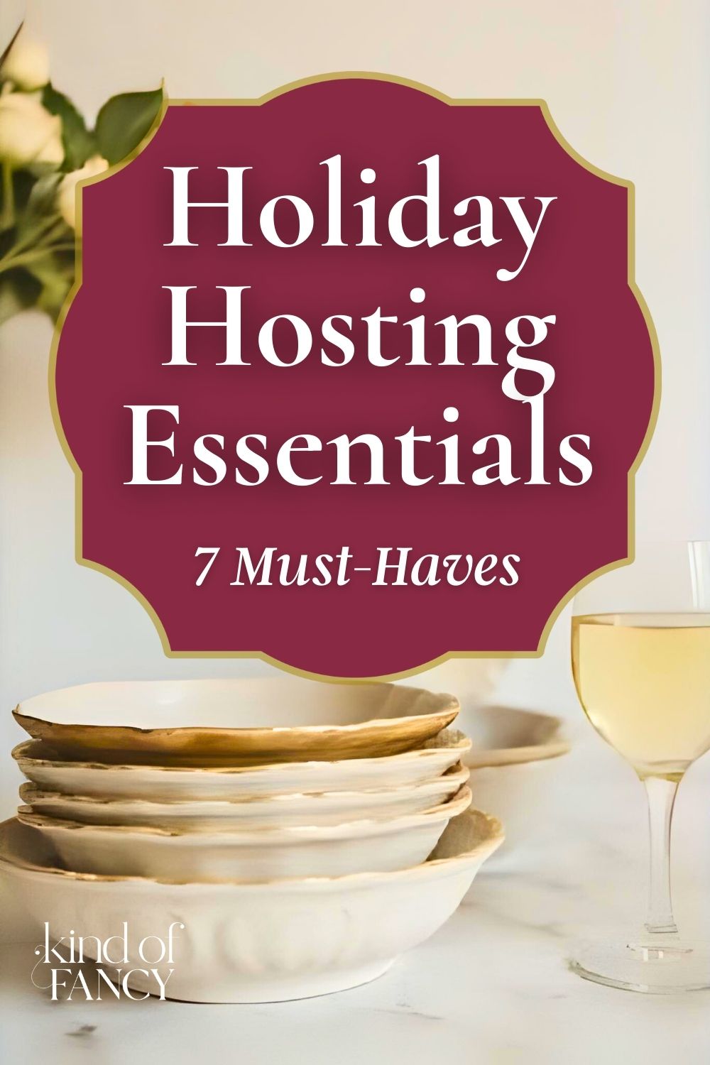 Neutral hosting essentials and platters styled for cozy holiday entertaining at home