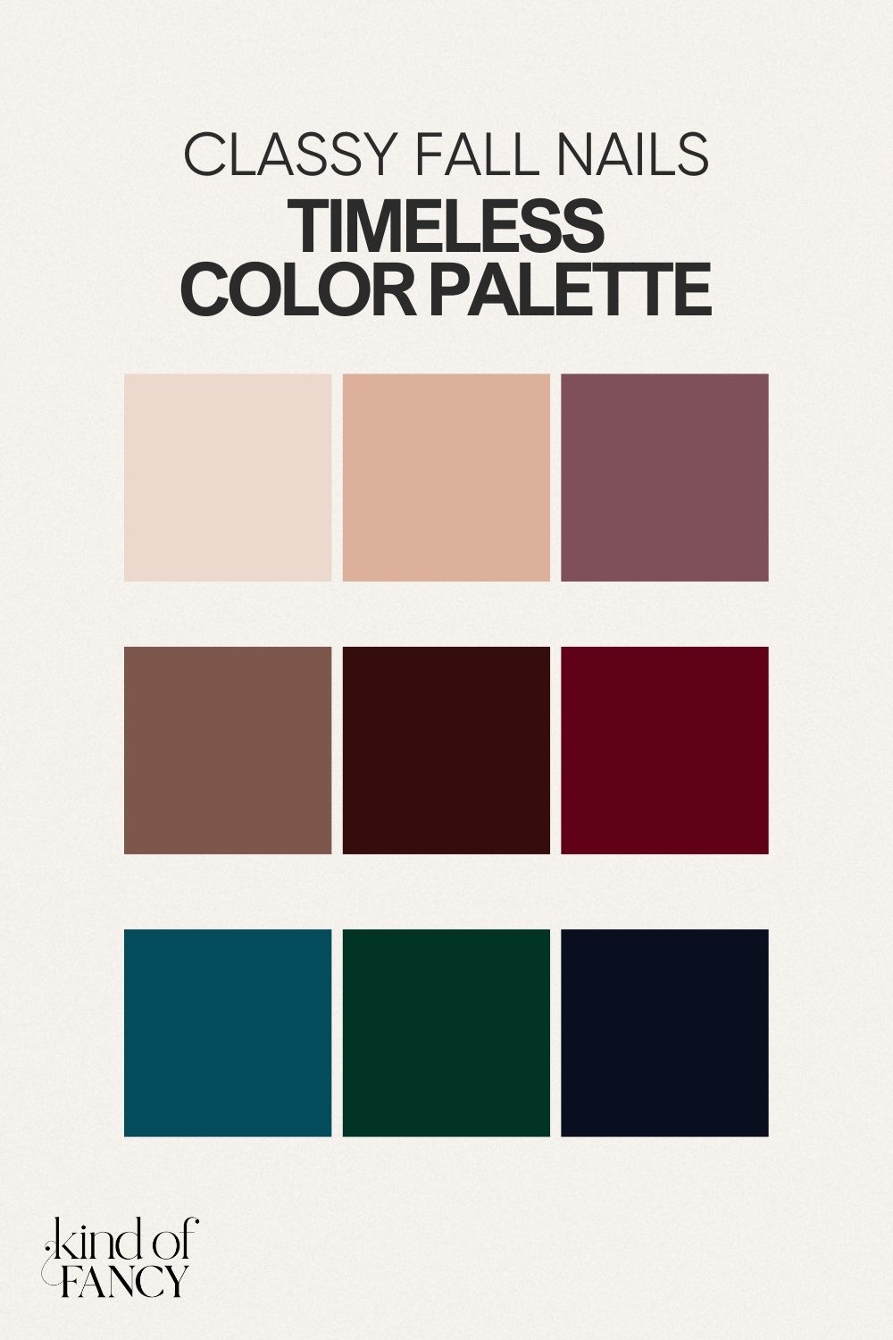 classy fall nails polish color palette modern chic quiet luxury nails for autumn