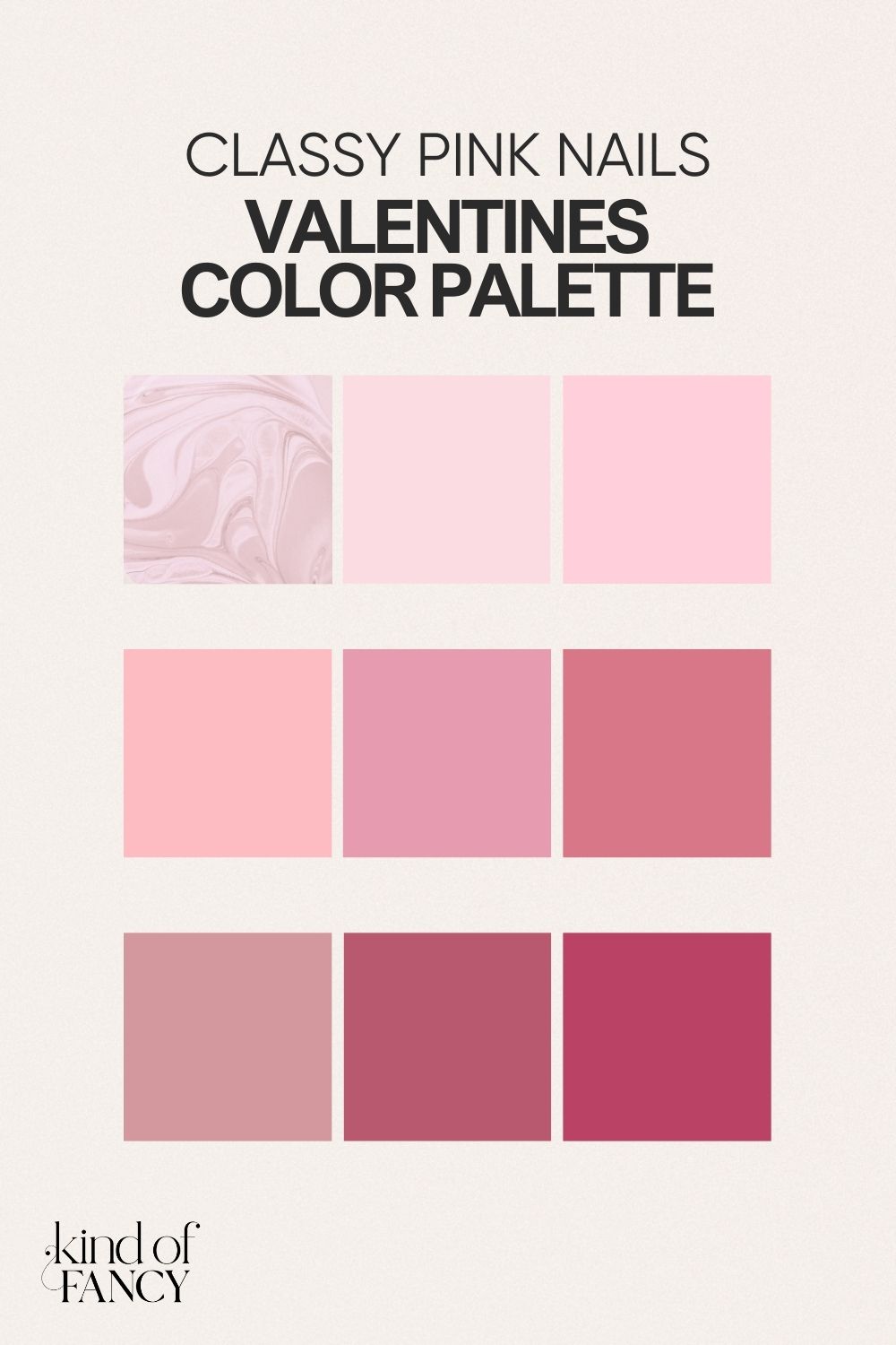 classy pink vanlentines nail colors pink edit mood board