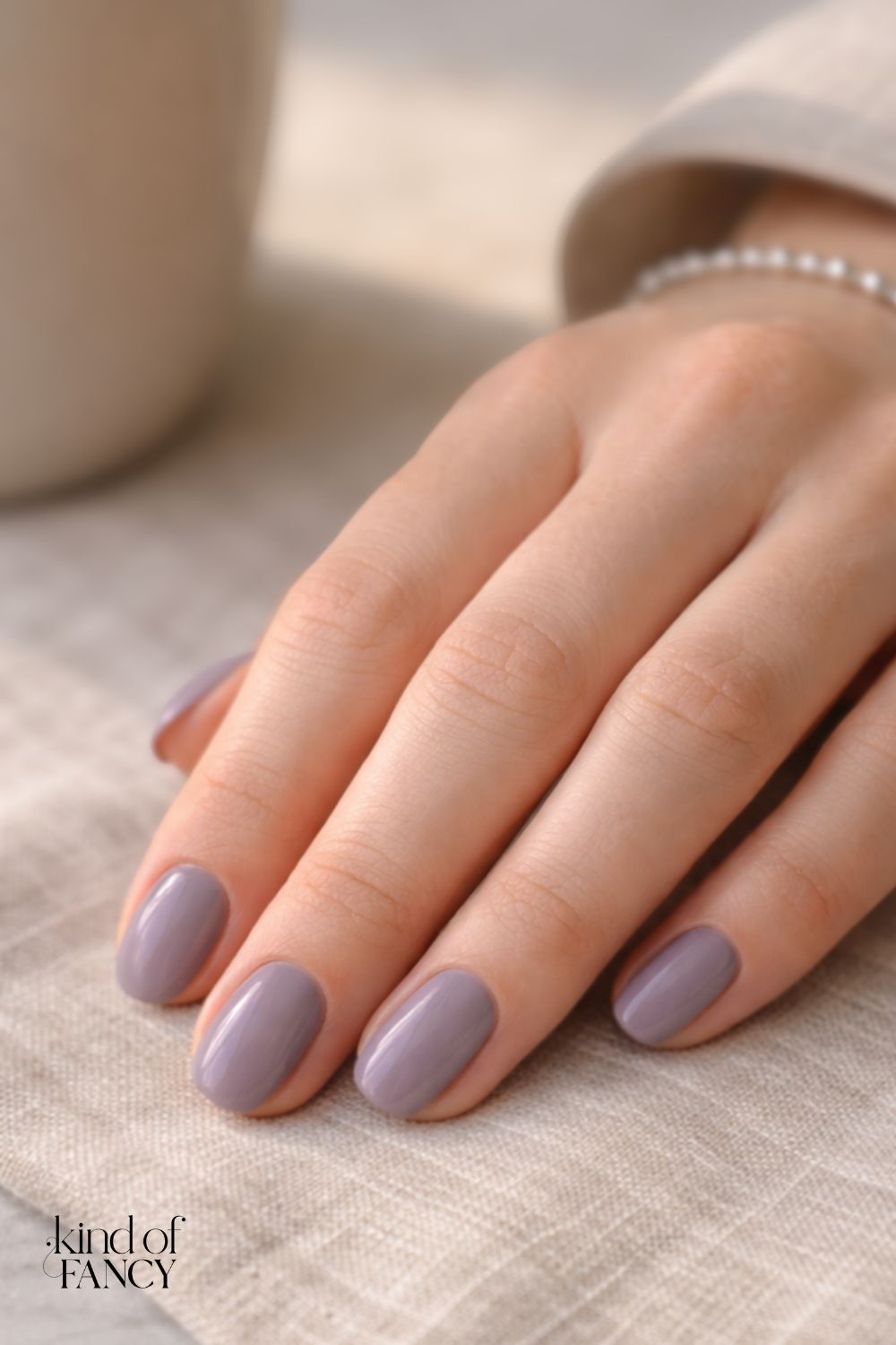 dusty lavender nails muted purple manicure